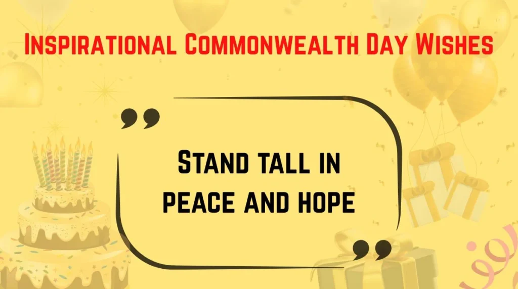 Inspirational Commonwealth Day Wishes