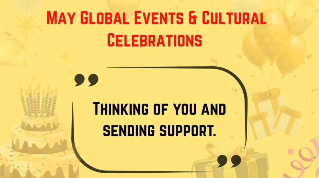 May Global Events & Cultural Celebrations