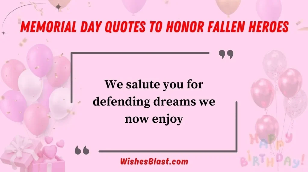 Memorial Day Quotes to Honor Fallen Heroes