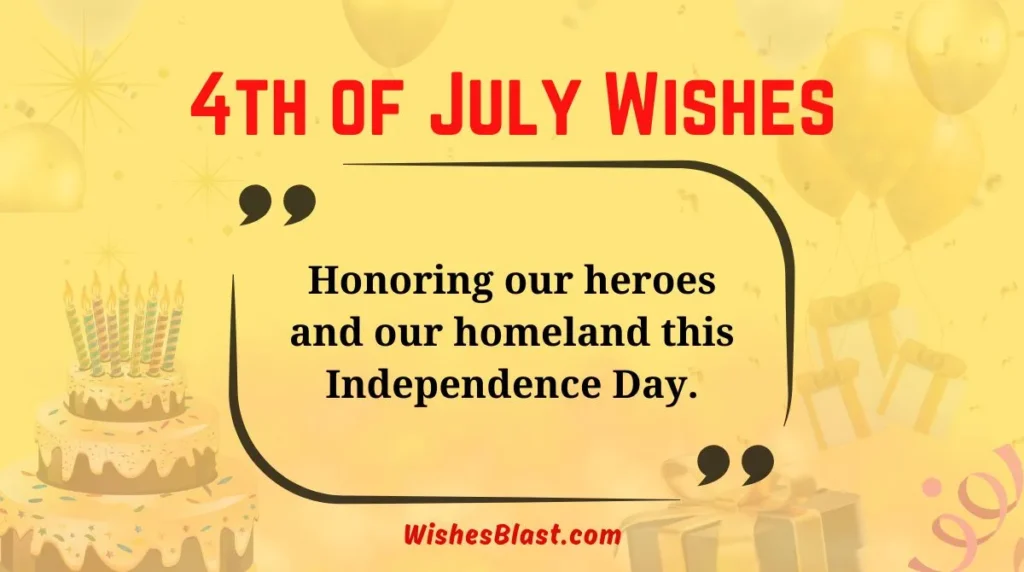 4th of July Wishes