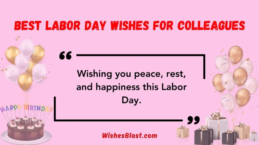 Best Labor Day Wishes for Colleagues