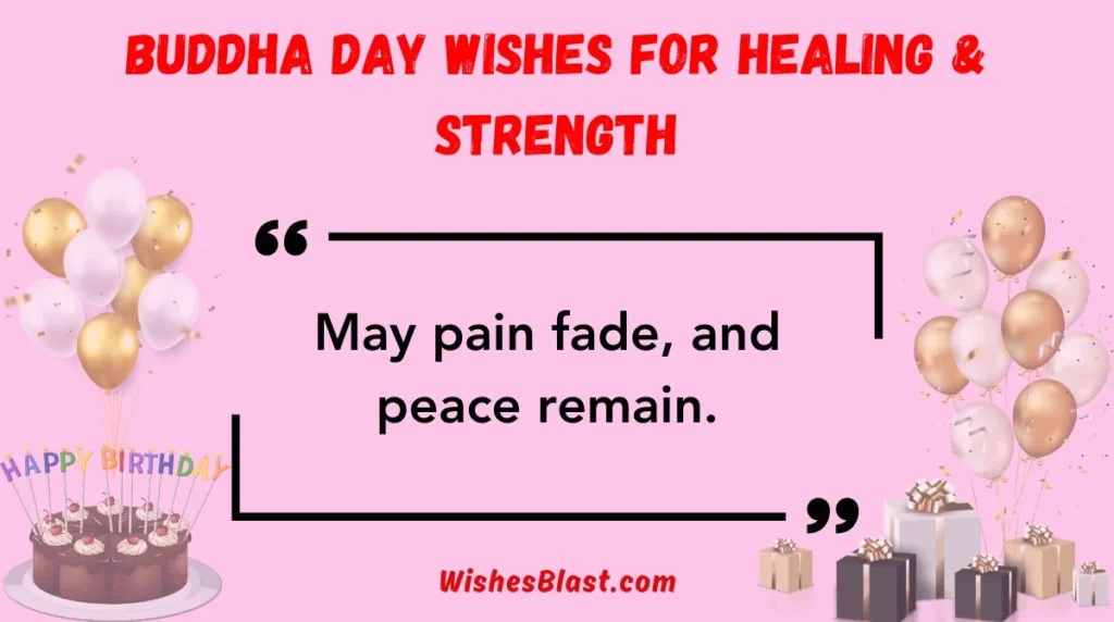 Buddha Day Wishes for Healing & Strength