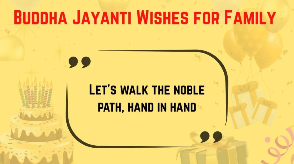 Buddha Jayanti Wishes for Family