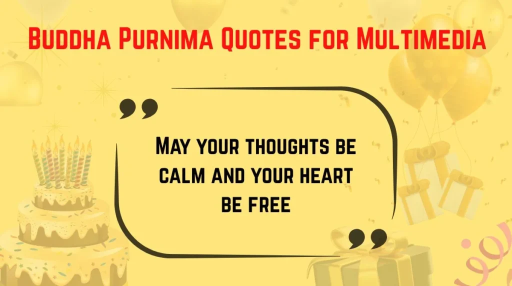 Buddha Purnima Quotes for Multimedia