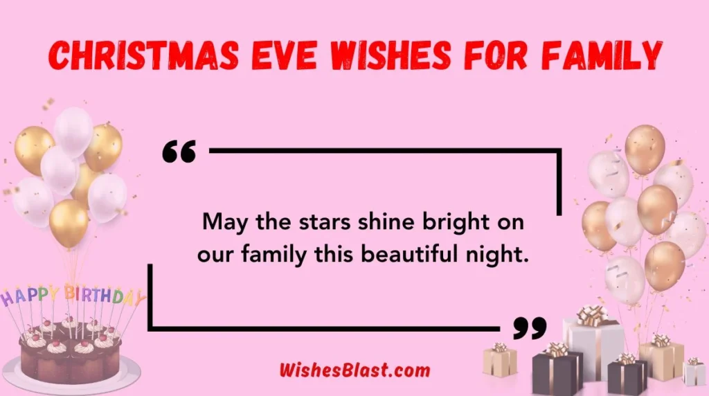 Christmas Eve Wishes for Family 