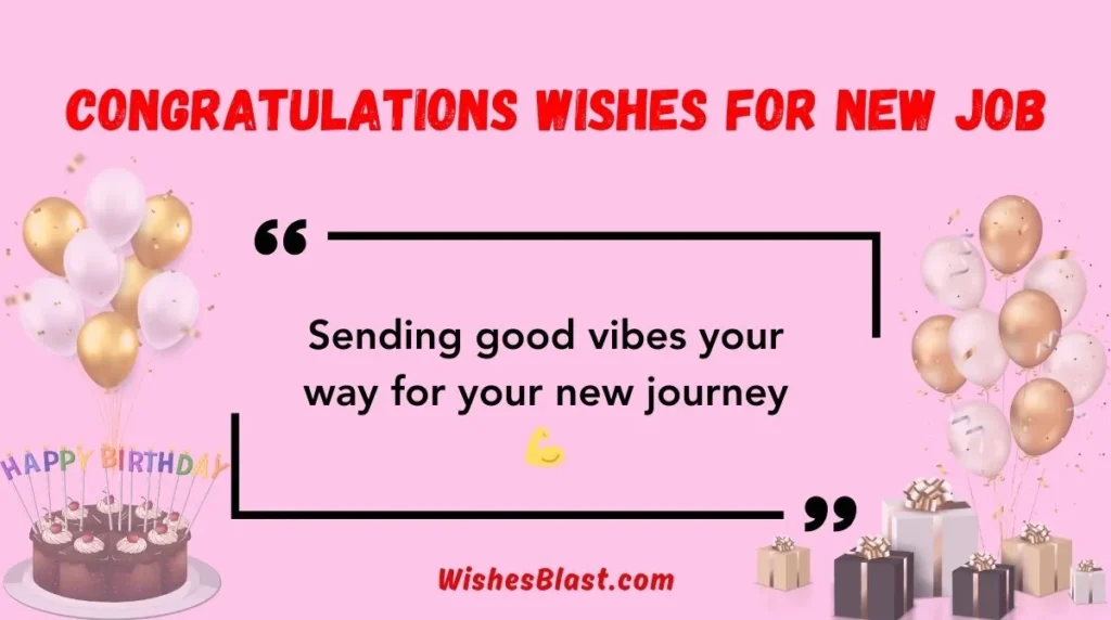 Congratulations Wishes for New Job