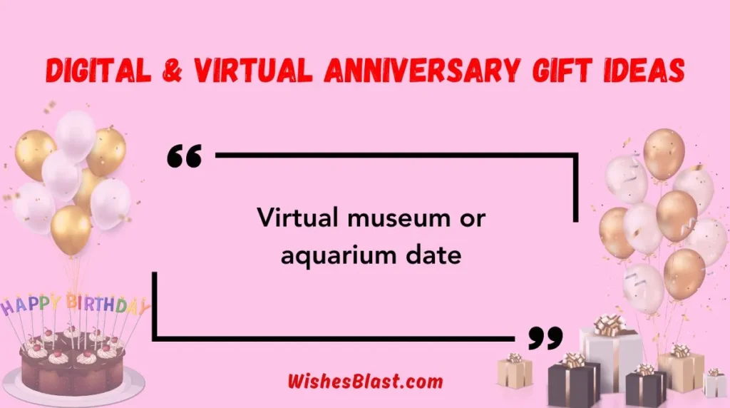 Digital & Virtual Anniversary Gift Ideas