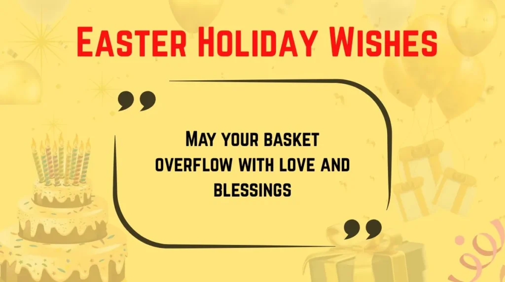  Easter Holiday Wishes