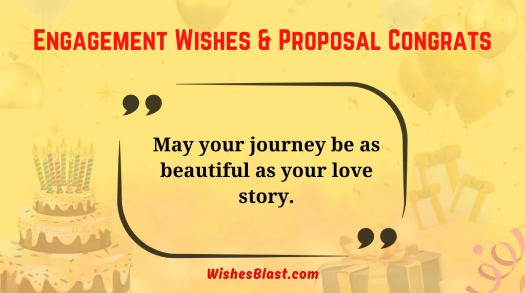Engagement Wishes & Proposal Congrats