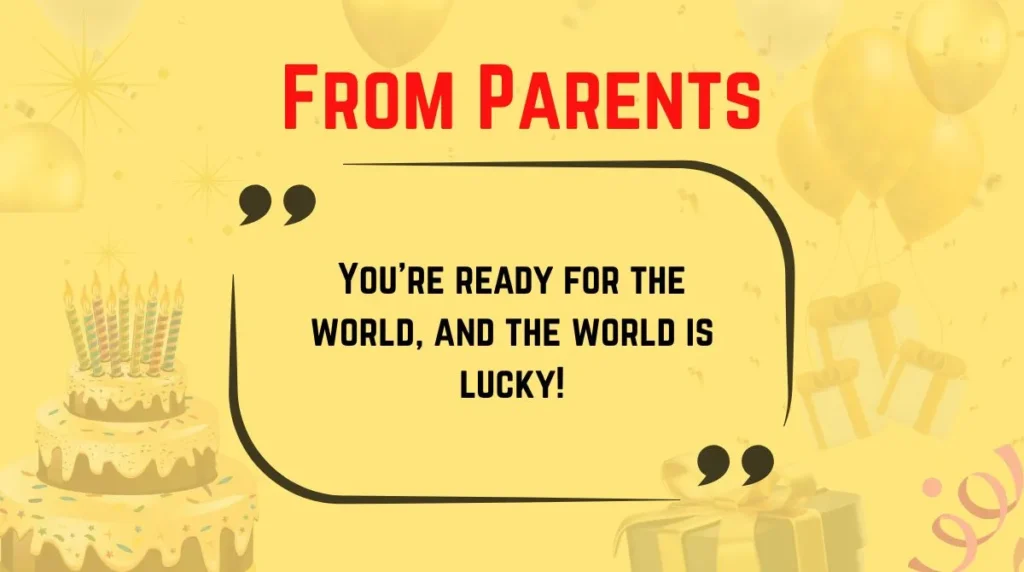  From Parents