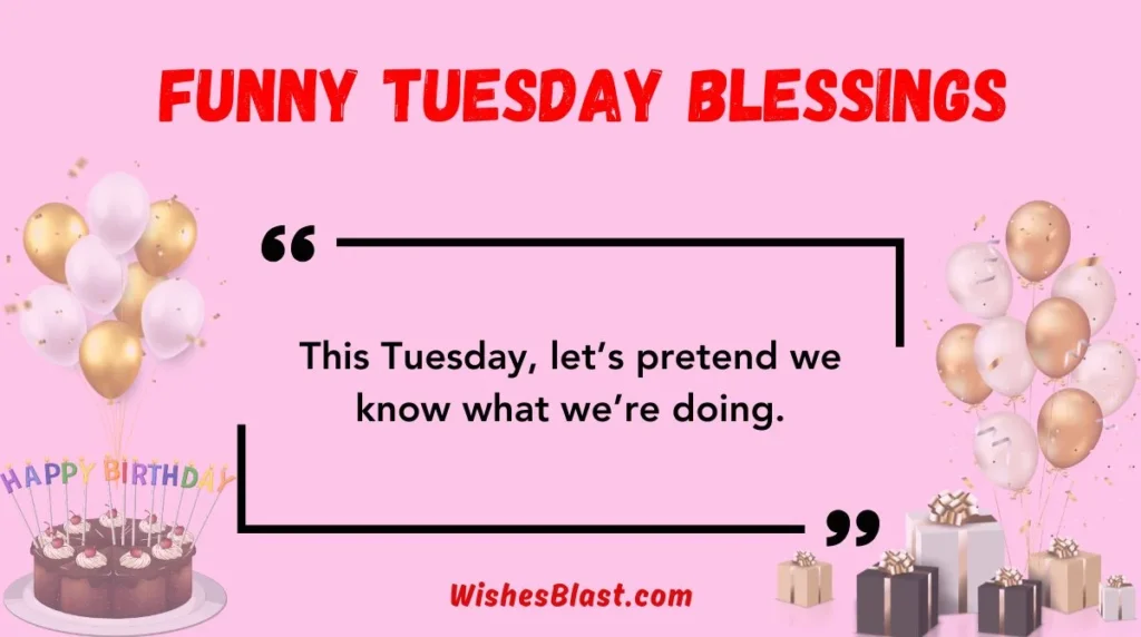 Funny Tuesday Blessings