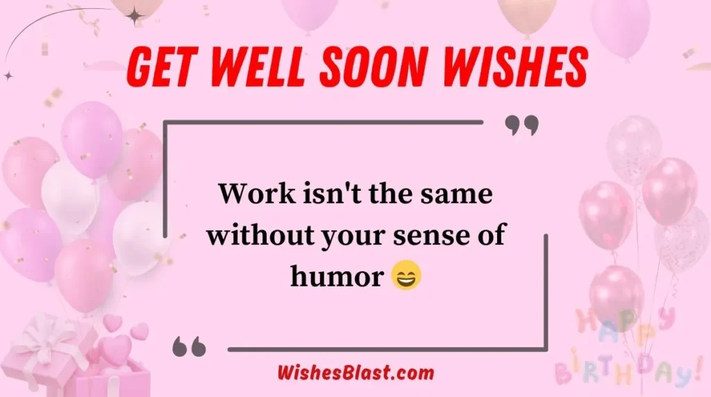 Get Well Soon Wishes