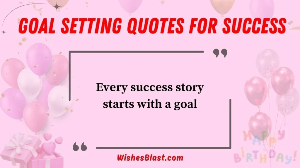 Goal Setting Quotes for Success