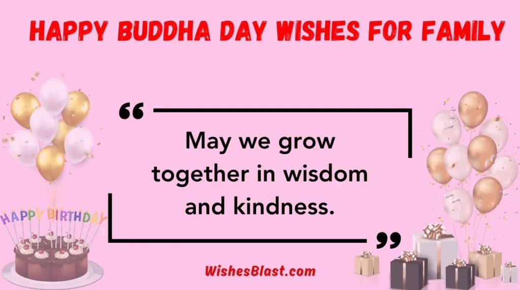 Happy Buddha Day Wishes for Family
