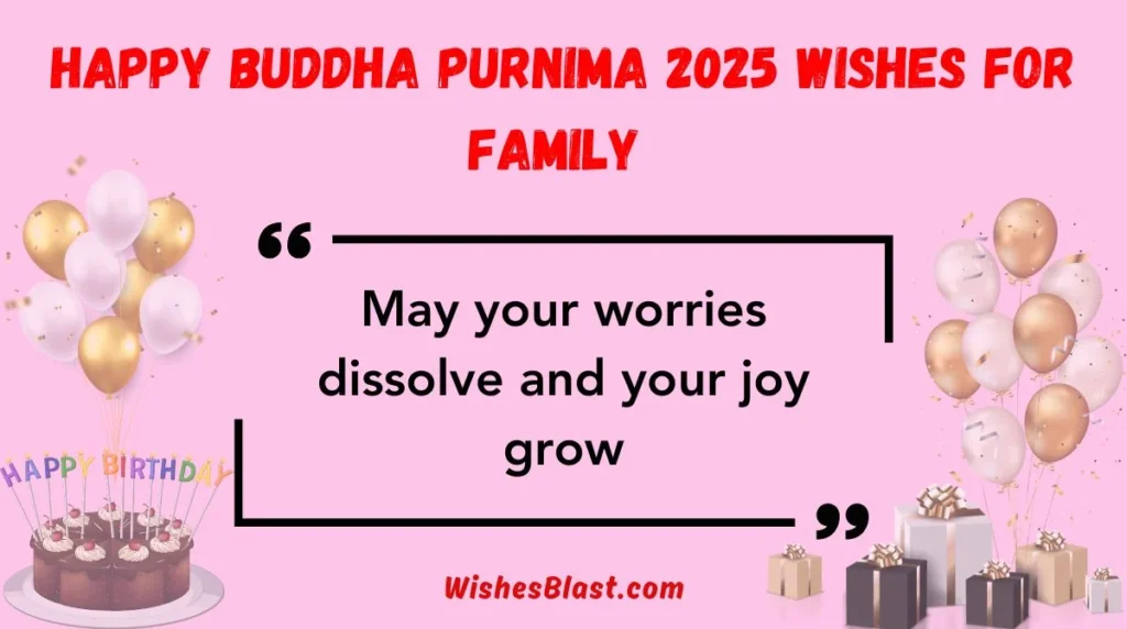 Happy Buddha Purnima 2025 Wishes for Family