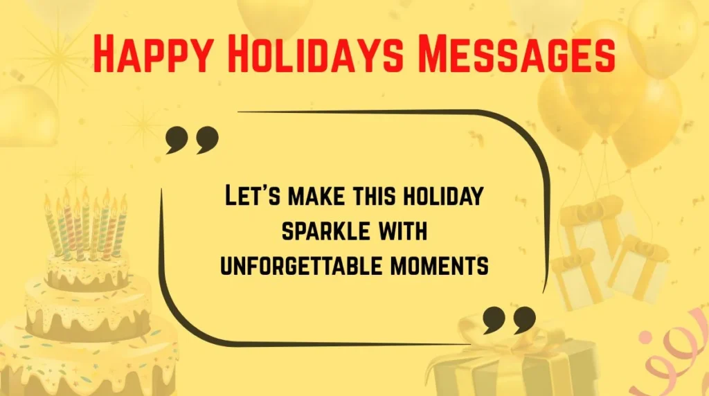 Happy Holidays Messages
