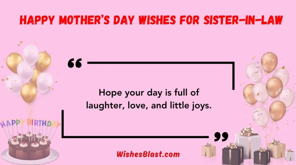 Happy Mother’s Day Wishes for Sister-in-Law