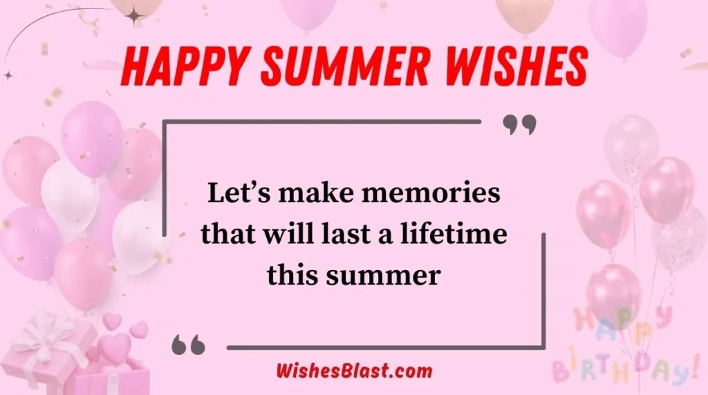 Happy Summer Wishes