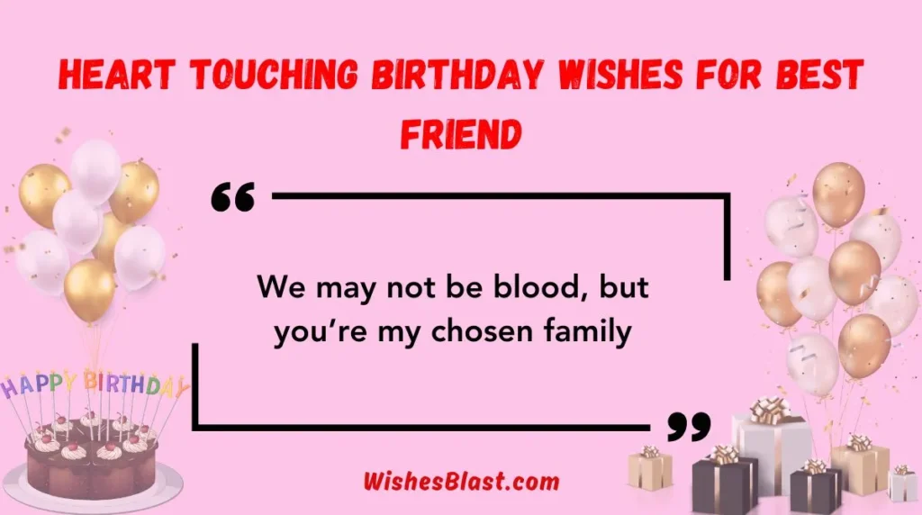 Heart Touching Birthday Wishes for Best Friend