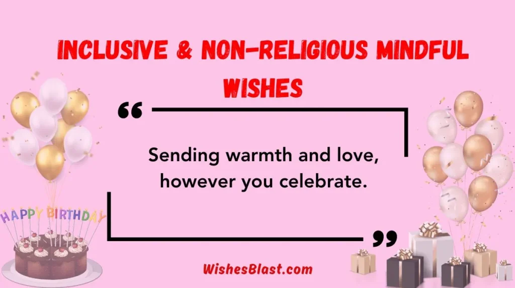 Inclusive & Non-Religious Mindful Wishes