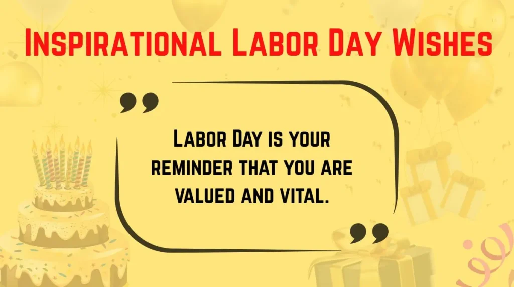 Inspirational Labor Day Wishes