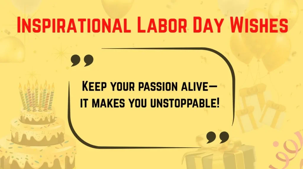 Inspirational Labor Day Wishes