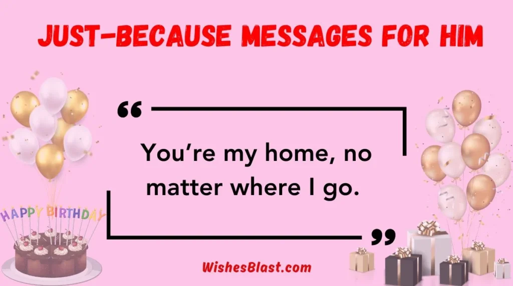  Just-Because Messages for Him