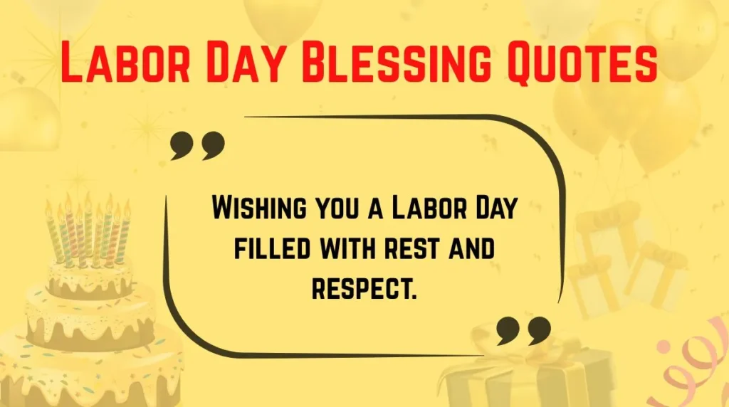 Labor Day Blessing Quotes