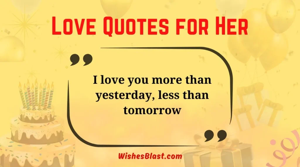 Love Quotes for Her