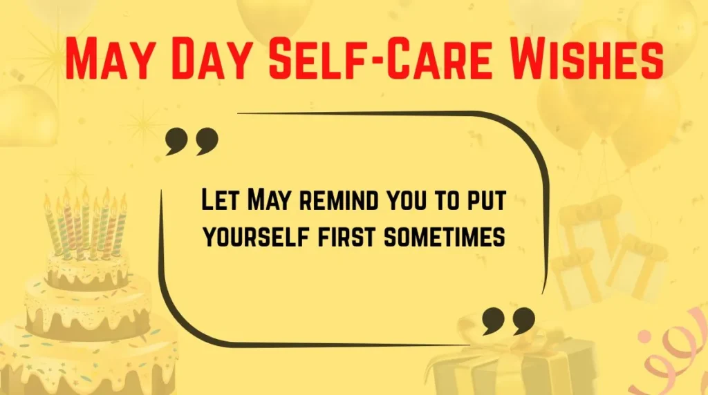 May Day Self-Care Wishes