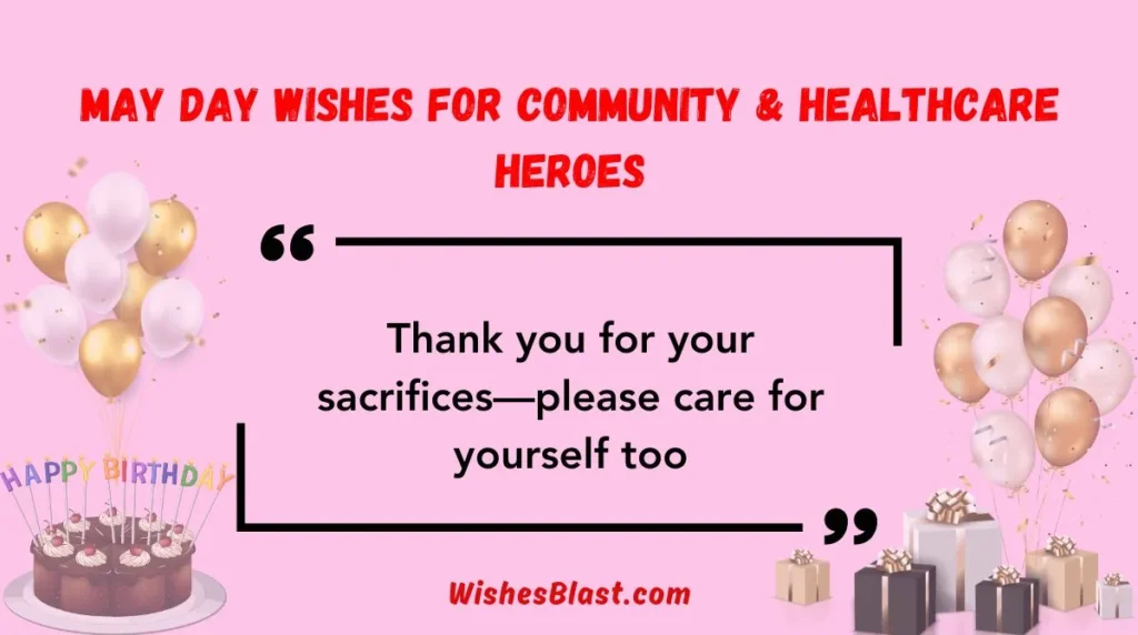 May Day Wishes for Community & Healthcare Heroes