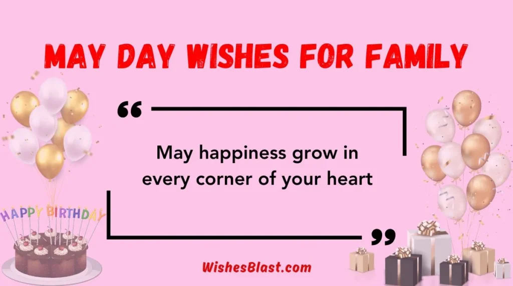 May Day Wishes for Family