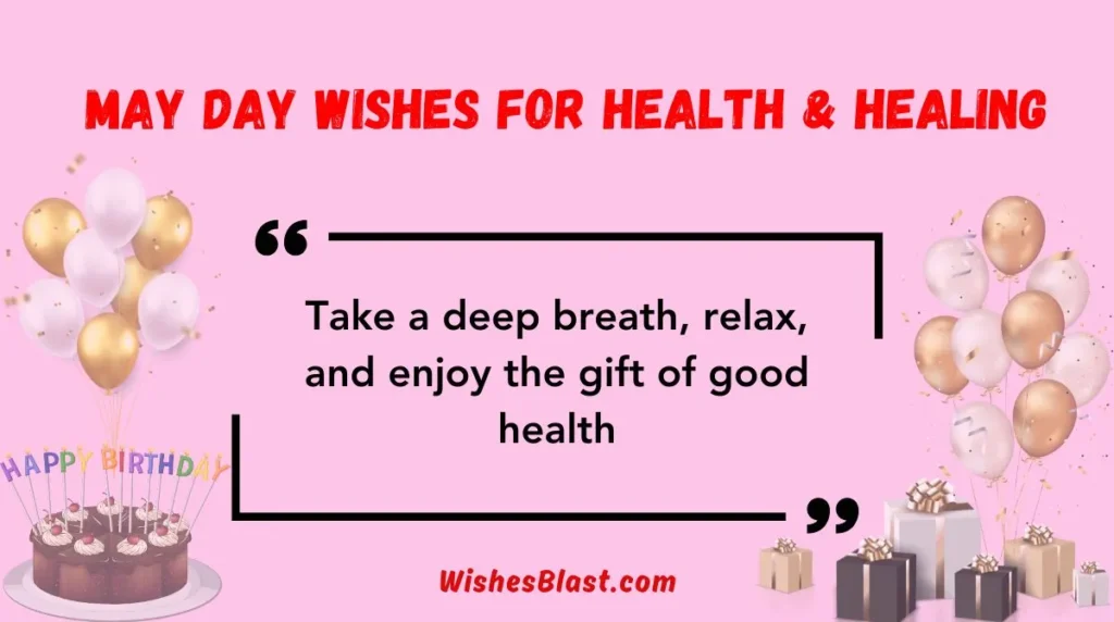 May Day Wishes for Health & Healing