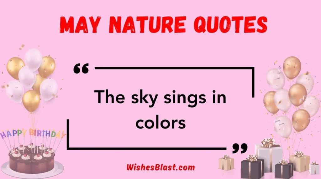 May Nature Quotes