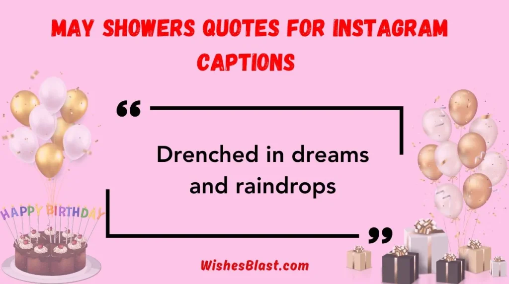 May Showers Quotes for Instagram Captions
