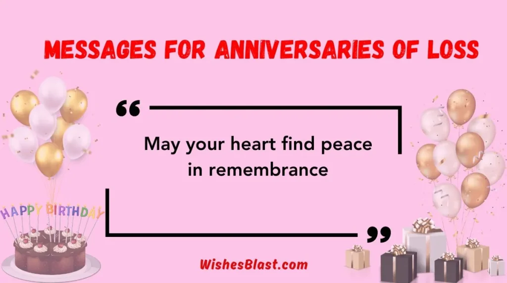  Messages for Anniversaries of Loss