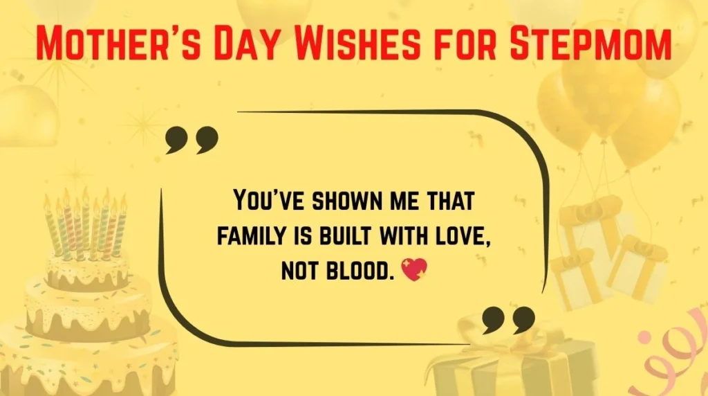 Motherâs Day Wishes for Stepmom