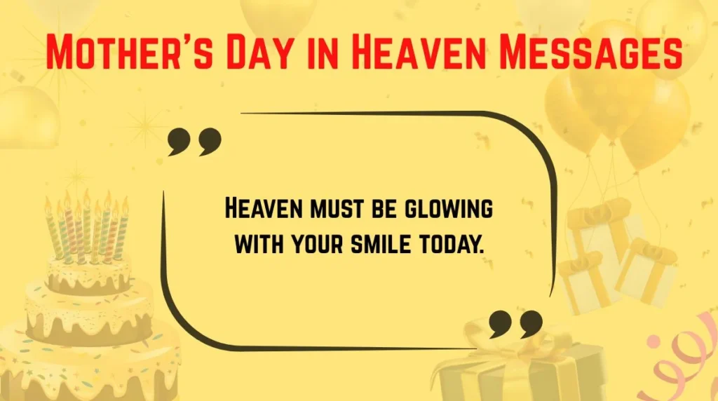 Motherâs Day in Heaven Messages