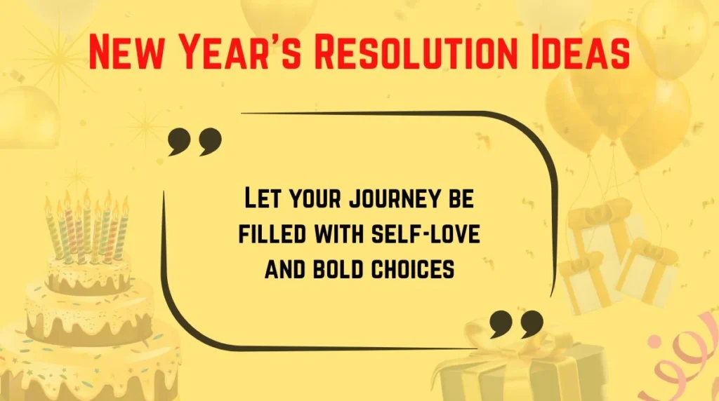 New Year’s Resolution Ideas