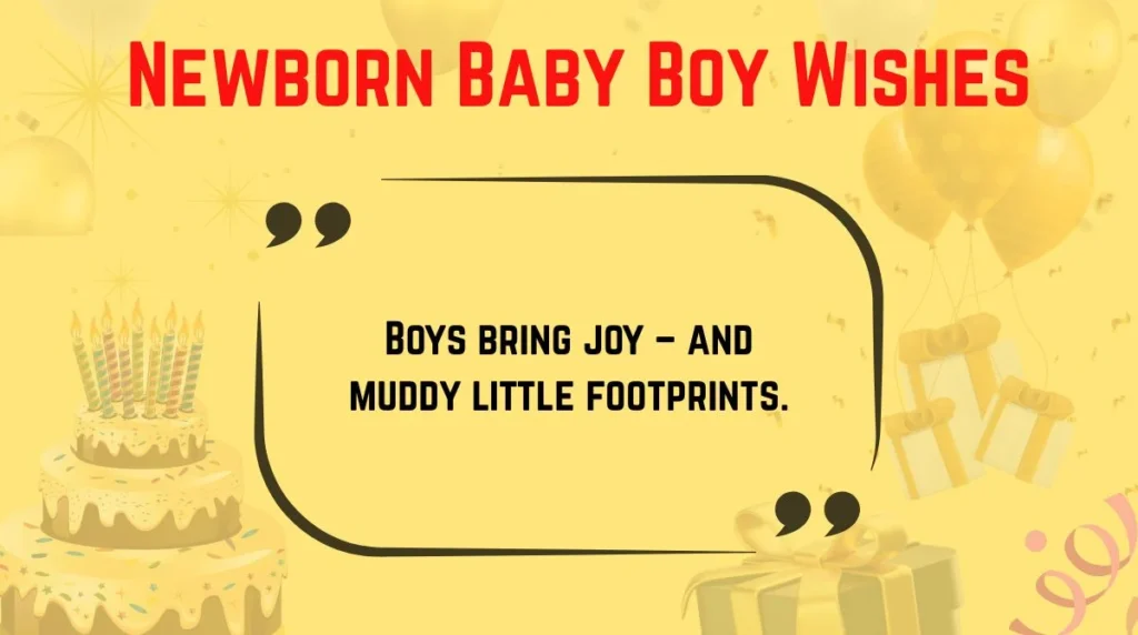 Newborn Baby Boy Wishes