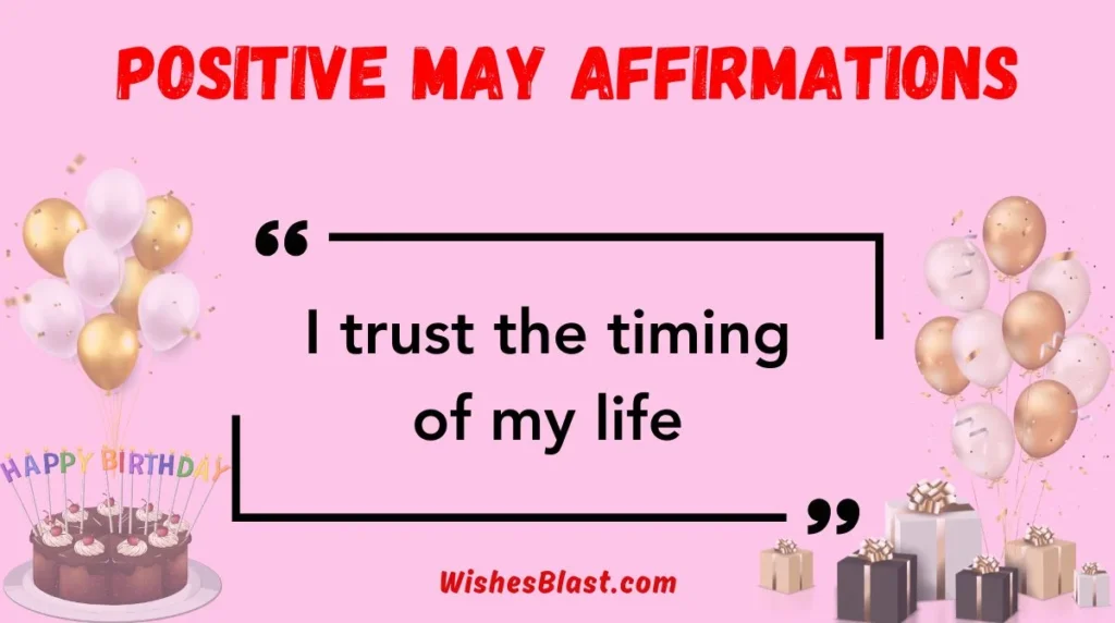 Positive May Affirmations