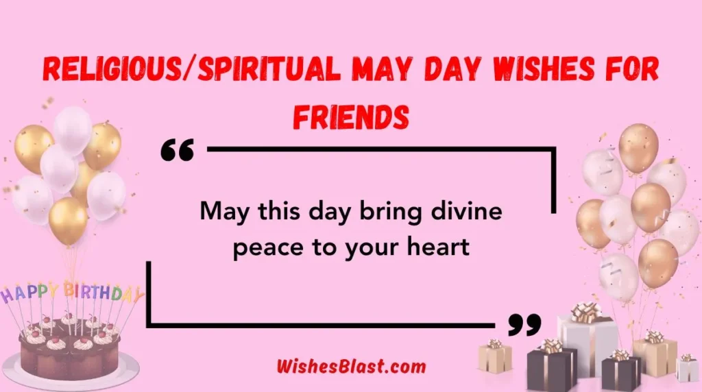 Religious/Spiritual May Day Wishes for Friends