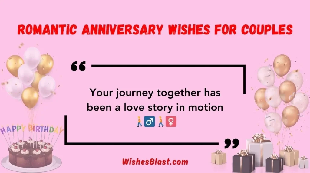 Romantic Anniversary Wishes for Couples