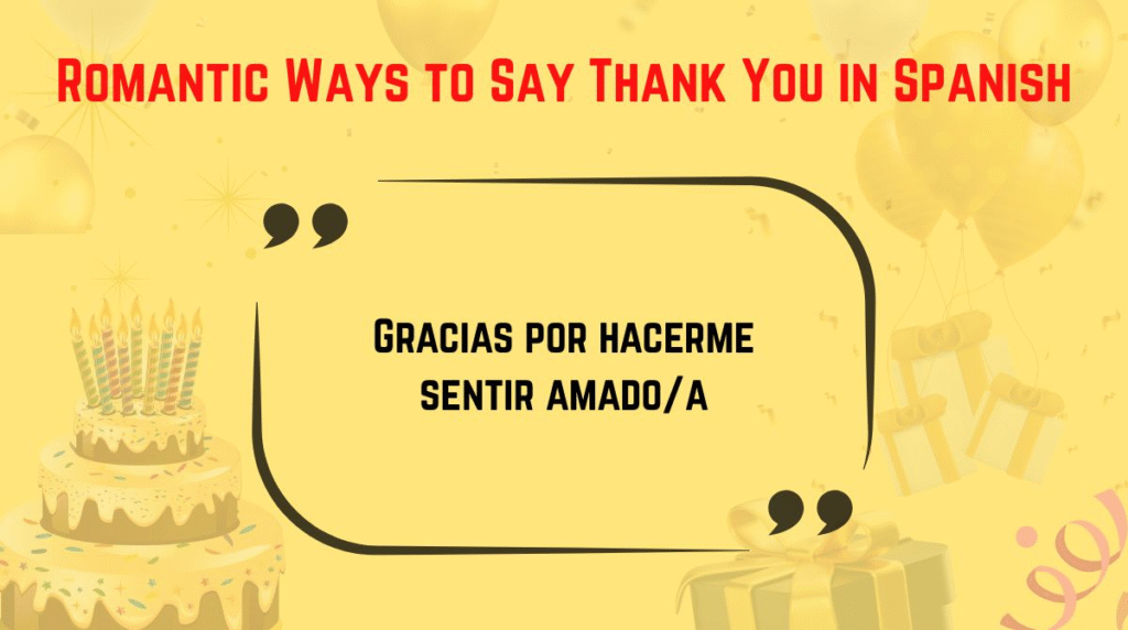 Romantic Ways to Say Thank You in Spanish