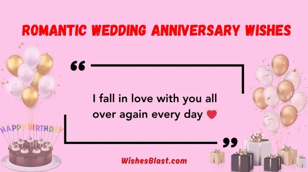  Romantic Wedding Anniversary Wishes