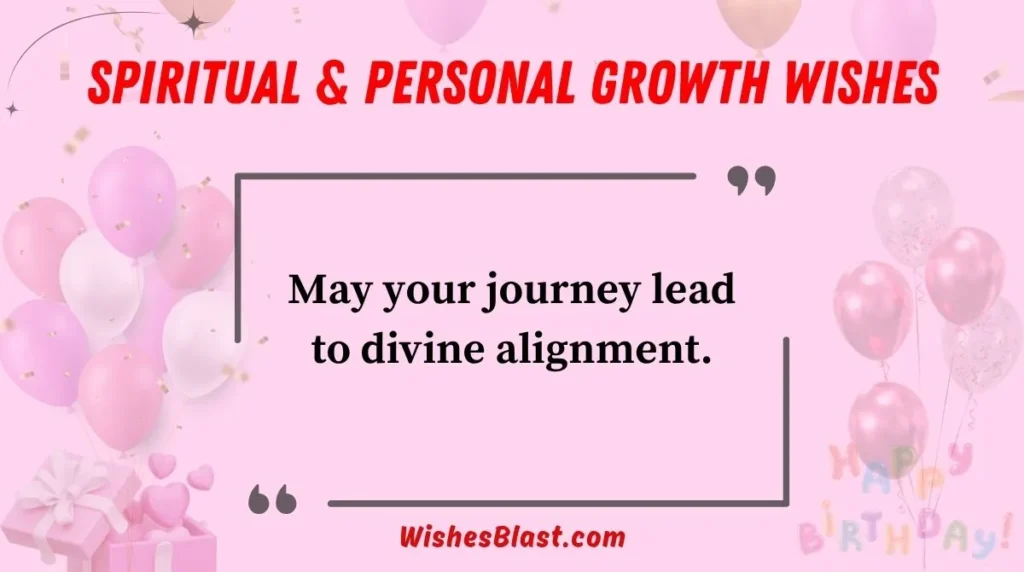 Spiritual & Personal Growth Wishes