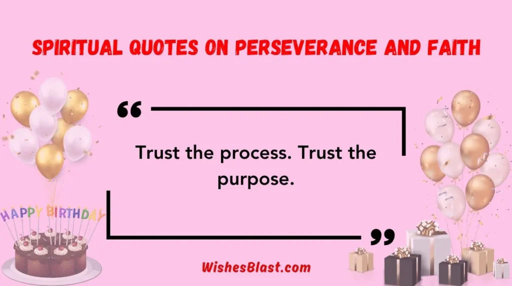Spiritual Quotes on Perseverance and Faith
