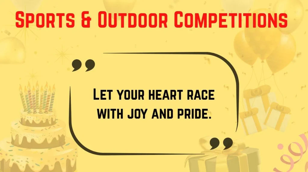 Sports & Outdoor Competitions