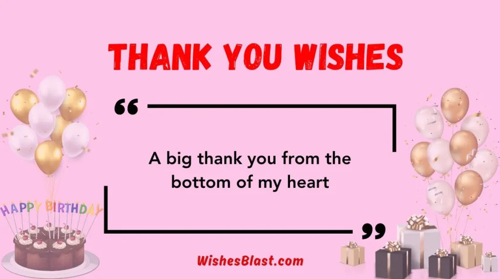  Thank You Wishes