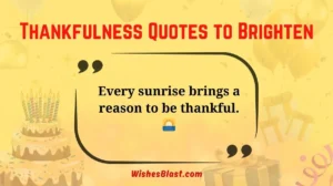 Thankfulness Quotes to Brighten
